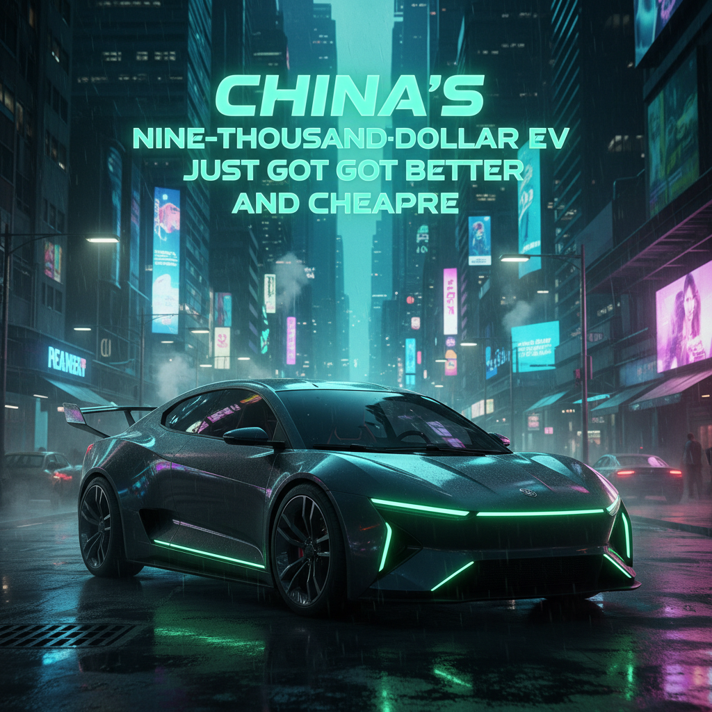 China's Nine-Thousand-Dollar EV Just Got Better and Cheaper