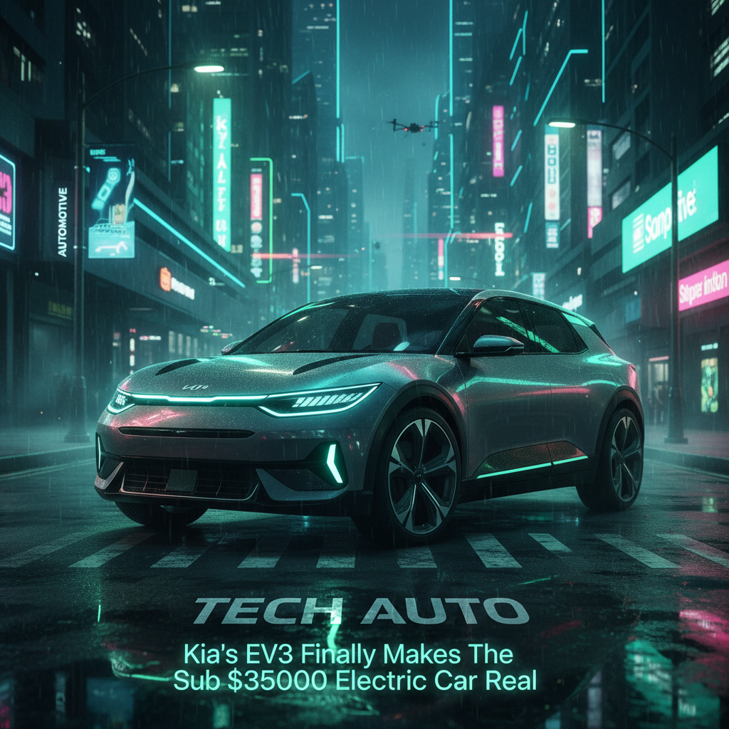Kia's EV3 Finally Makes The Sub-$30,000 Electric Car Real