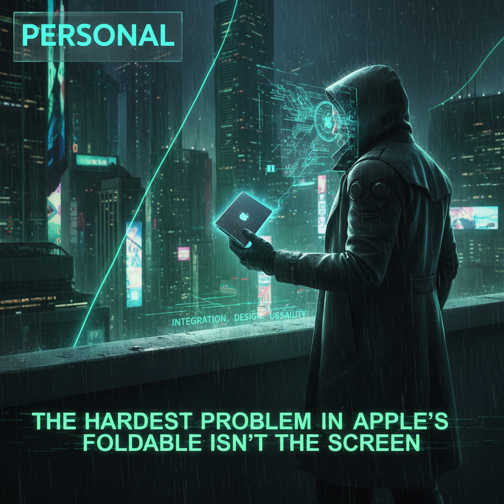 The Hardest Problem In Apple's Foldable Isn't The Screen